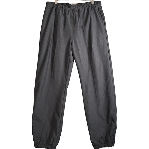 Weatherproof Performance Pant Windbreaker Black Men Size L Fully Lined Repellent - Picture 1 of 11